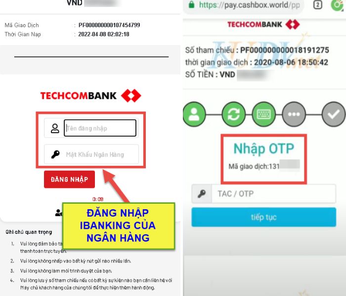 Cách nạp tiền Kubet88 bằng internet banking